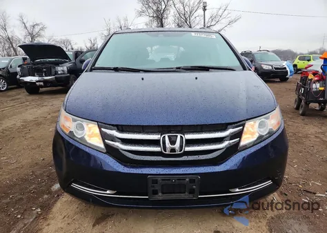 2014 Honda Odyssey Exl z USA, uszkodzony, nr VIN 5FNRL5H66EB091790